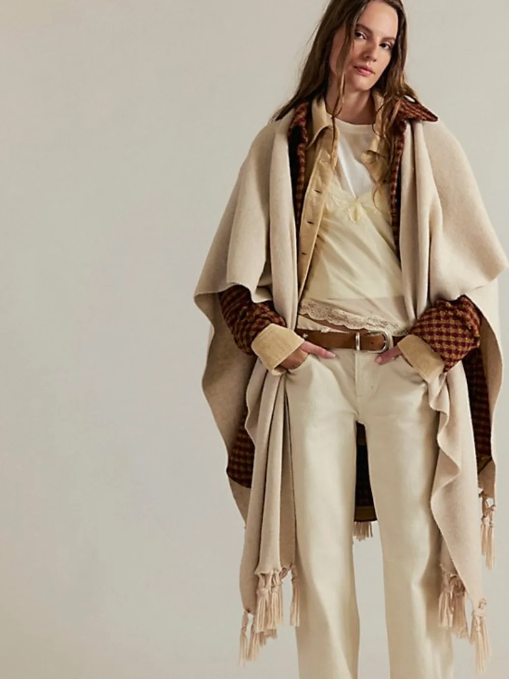 NWT Free People Blanket Duster Wrap O/S